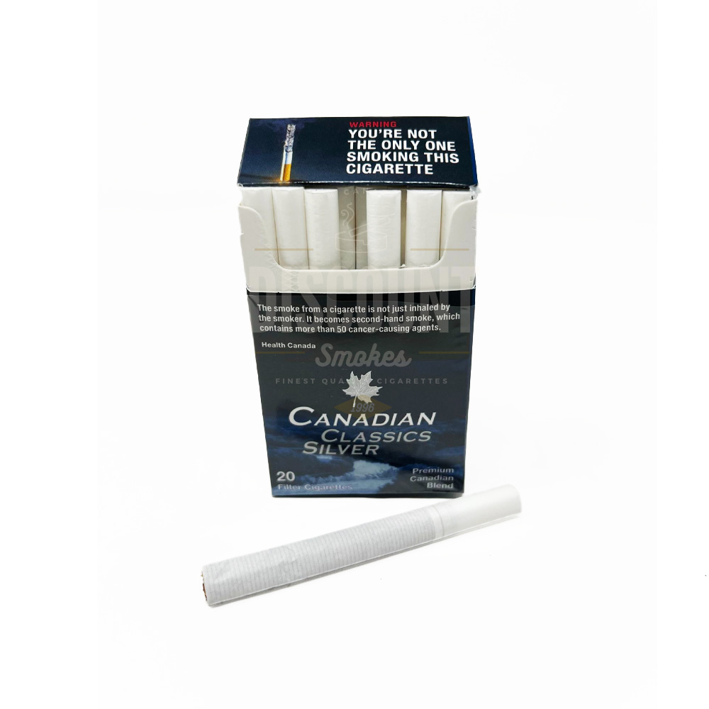 Canadian Classics Silver Cigarettes - Image 2