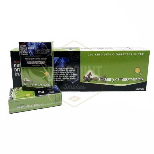 Playfare's Menthol Cigarettes