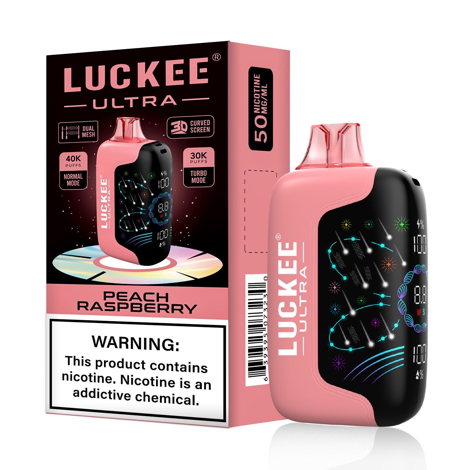 Luckee ULTRA Peach Raspberry 40000