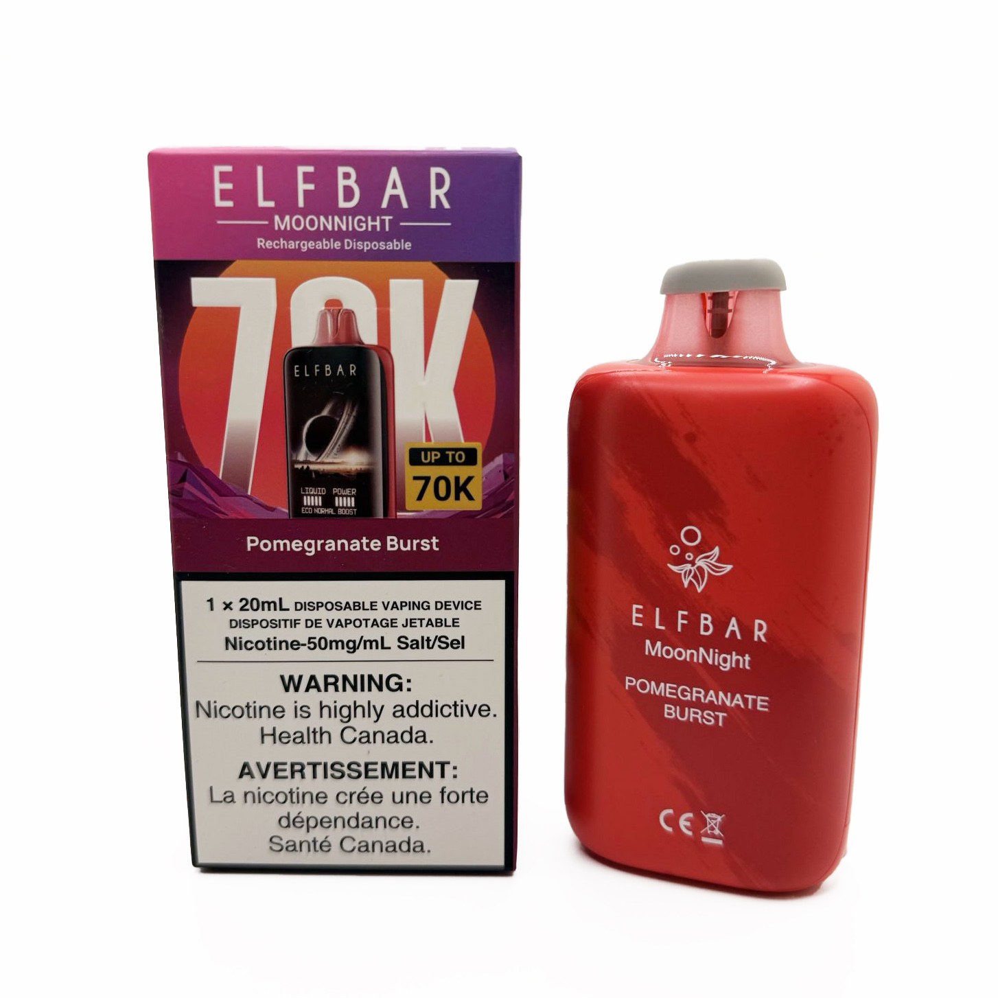 Elfbar Moonnight 70000 – Pomergranate Burst