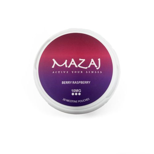 Mazaj Nicotine Pouches - Berry Raspberry (10MG x 20)