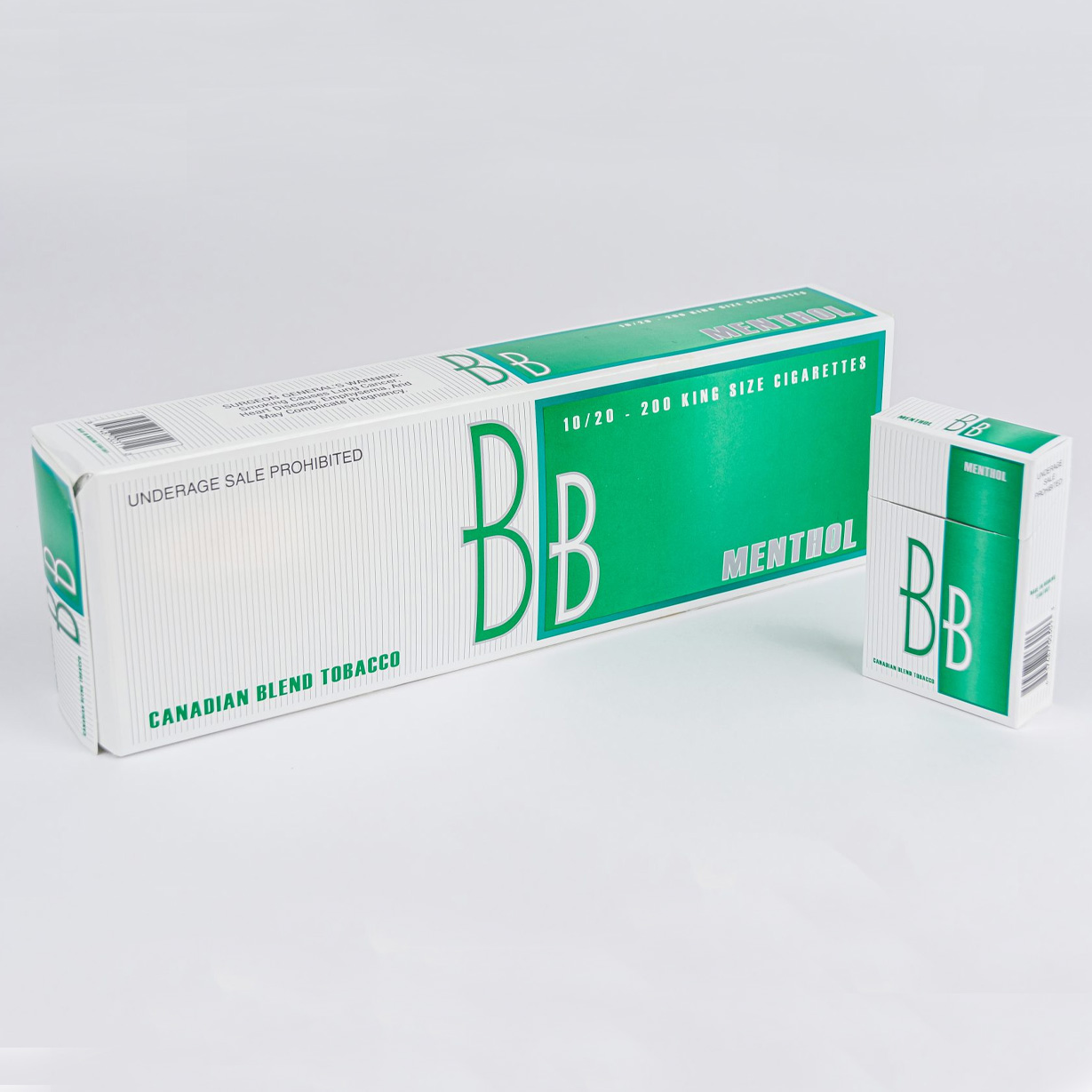 BB Menthol Cigarettes